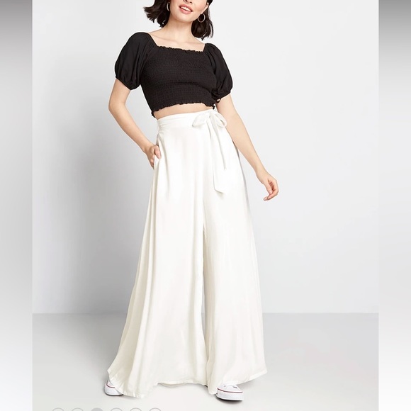 ModCloth Wide Leg Pant, sz S - Picture 4 of 5